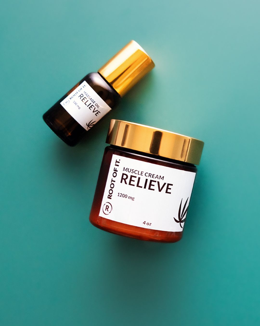 Muscle Cream &amp; CBD Roller Duo